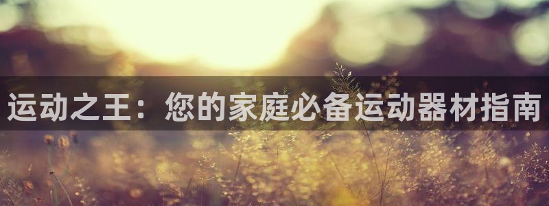 usdt钱包创建：运动之王：您的家庭必备运动器材指南