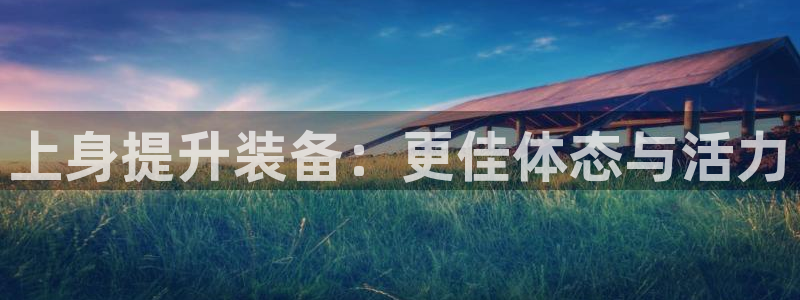 usdt交易app官网：上身提升装备：更佳体态与活力